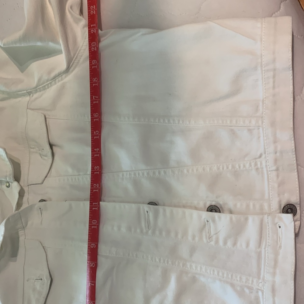 Basic white Jean jacket - Picture 5 of 8